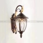 ĐÈN TƯỜNG HOA VĂN CỔ ĐIỂN NGOÀI TRỜI TD-77 - Ảnh 2