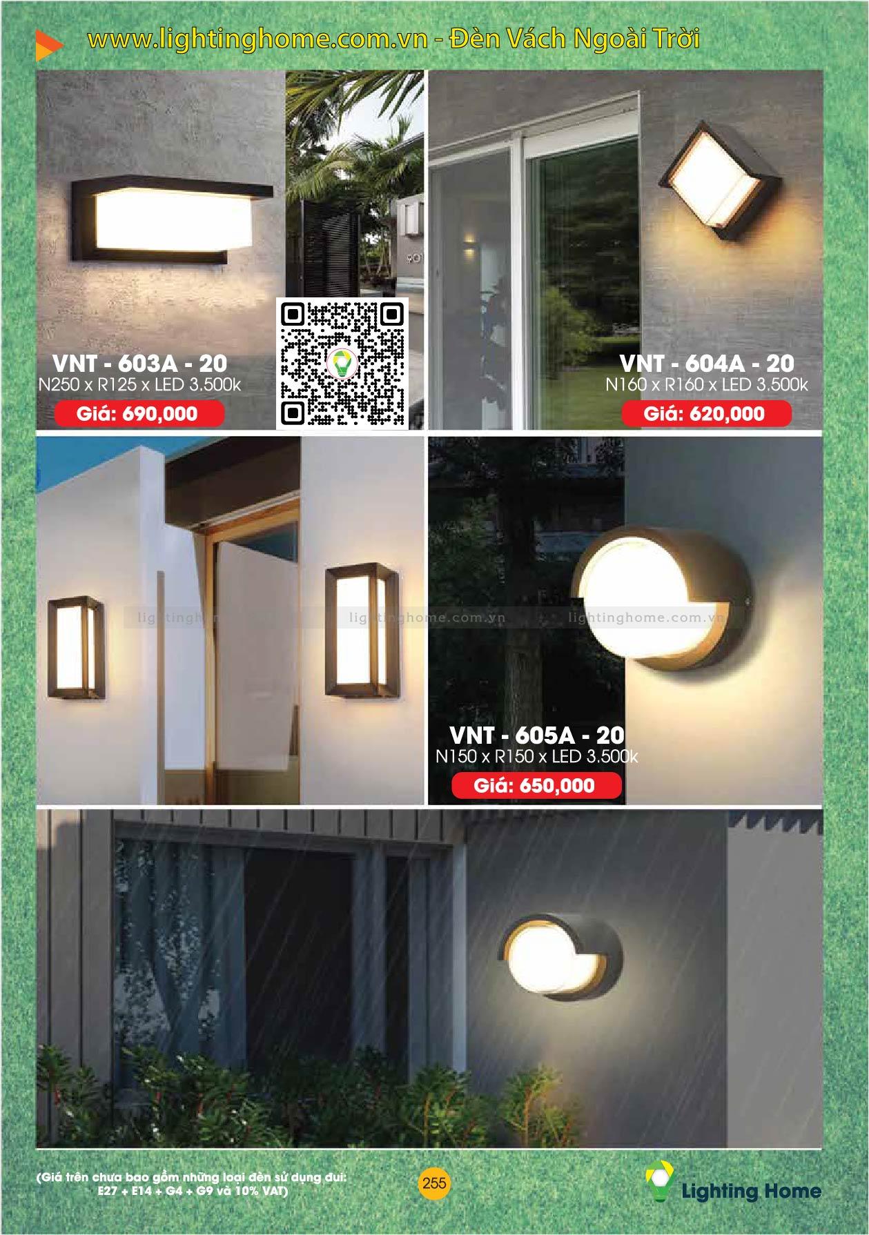 Đèn Vách Ngoài Trời Lighting Home VNT-ACT Den Vach Ngoai Troi Lighting Home ACT VNT 04