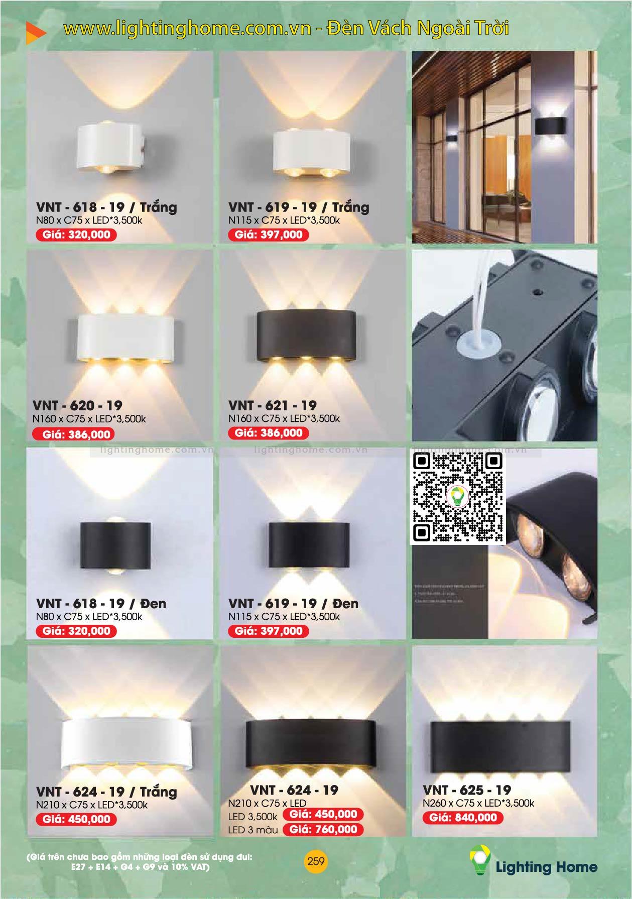 Đèn Vách Ngoài Trời Lighting Home VNT-ACT Den Vach Ngoai Troi Lighting Home ACT VNT 08