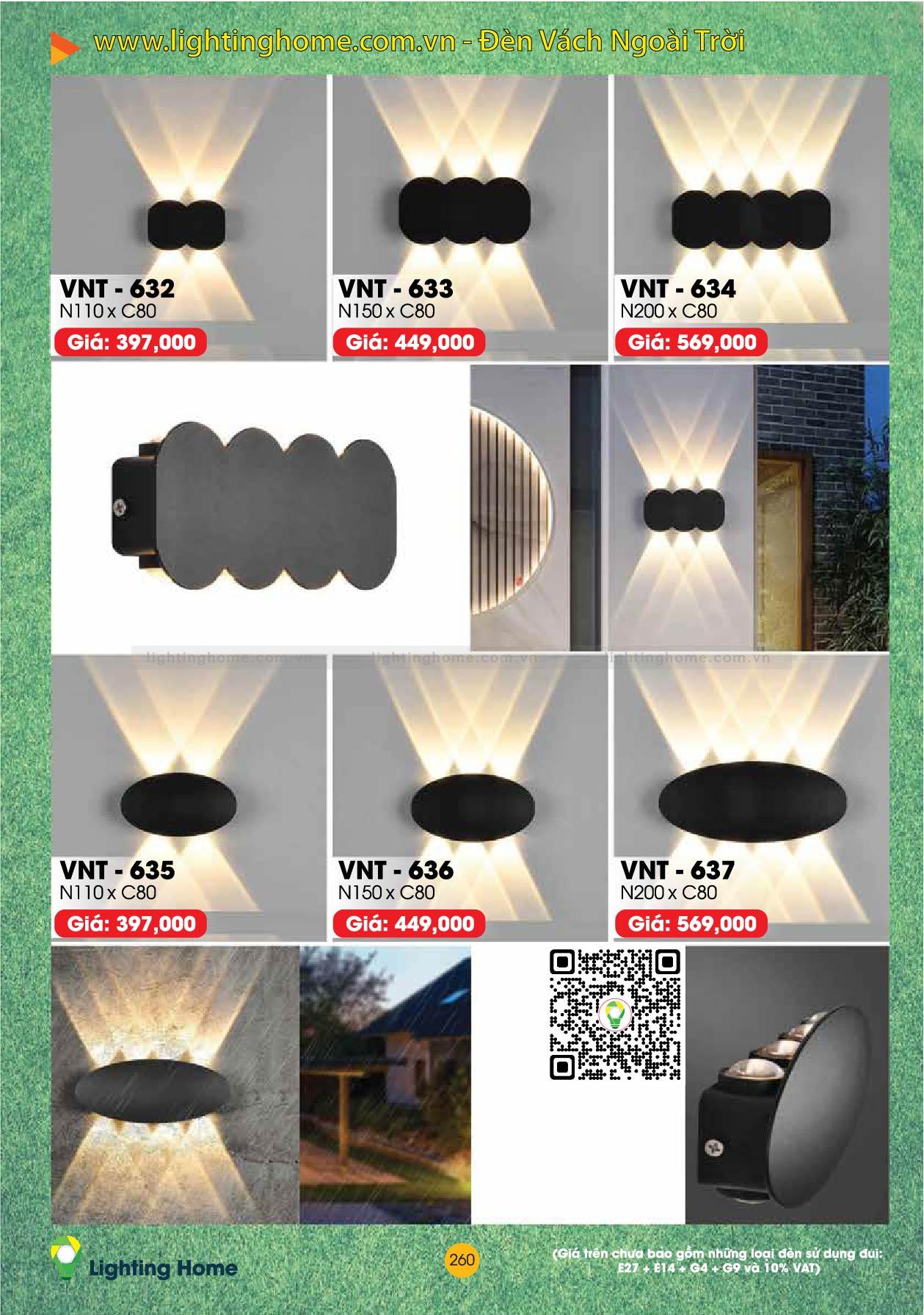 Đèn Vách Ngoài Trời Lighting Home VNT-ACT Đèn Vách Ngoài Trời Lighting Home VNT-ACT