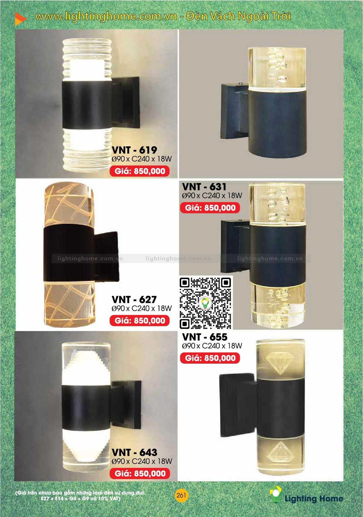Đèn Vách Ngoài Trời Lighting Home VNT-ACT Den Vach Ngoai Troi Lighting Home ACT VNT 10