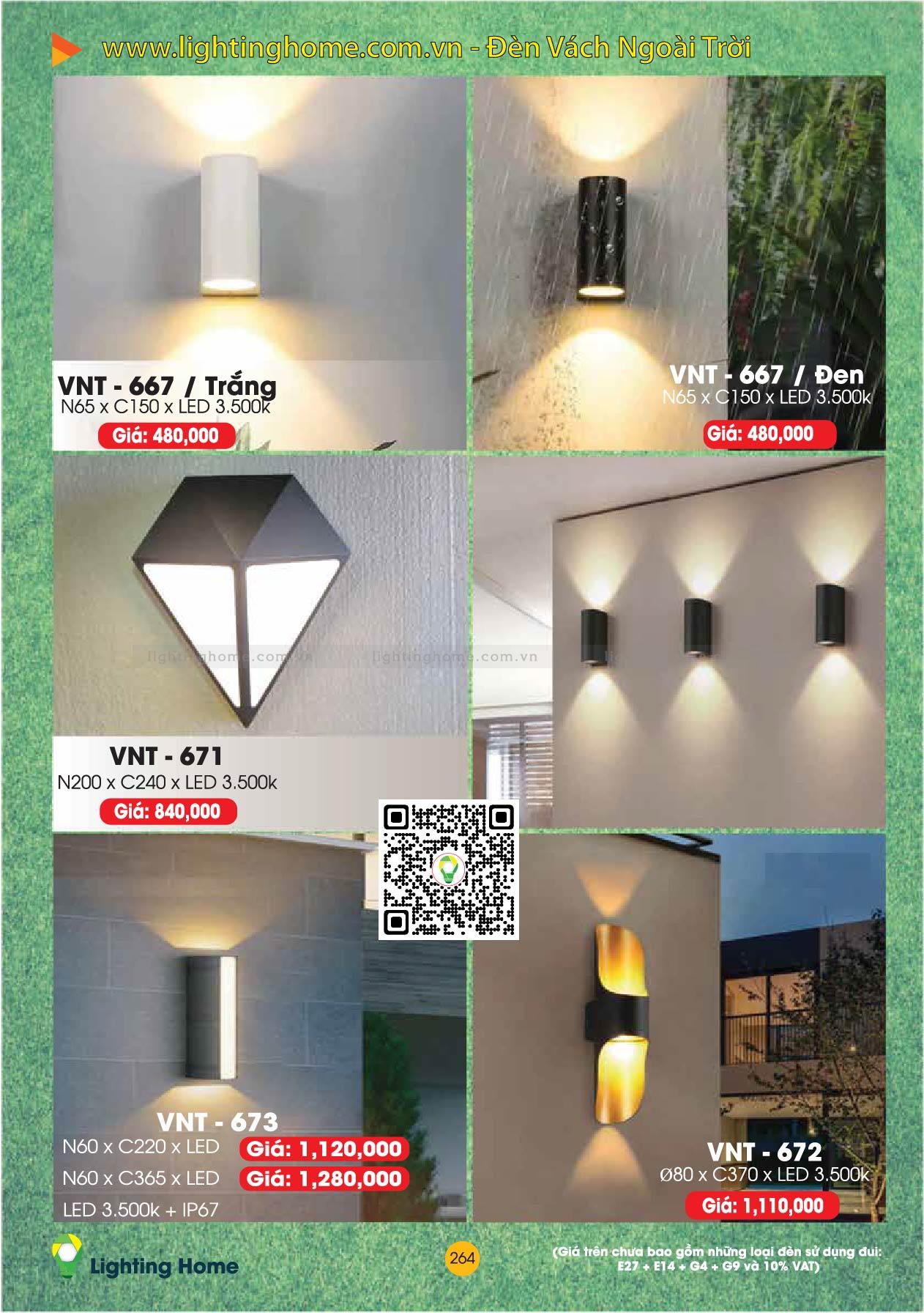 Đèn Vách Ngoài Trời Lighting Home VNT-ACT Den Vach Ngoai Troi Lighting Home ACT VNT 13