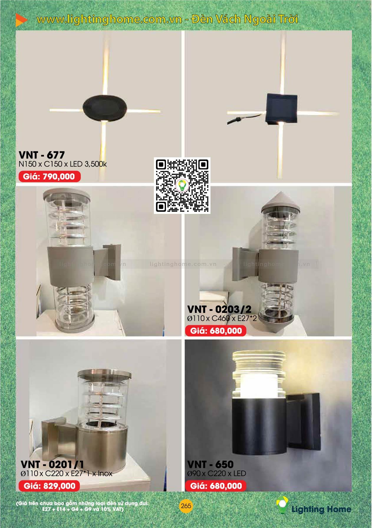Đèn Vách Ngoài Trời Lighting Home VNT-ACT Den Vach Ngoai Troi Lighting Home ACT VNT 14
