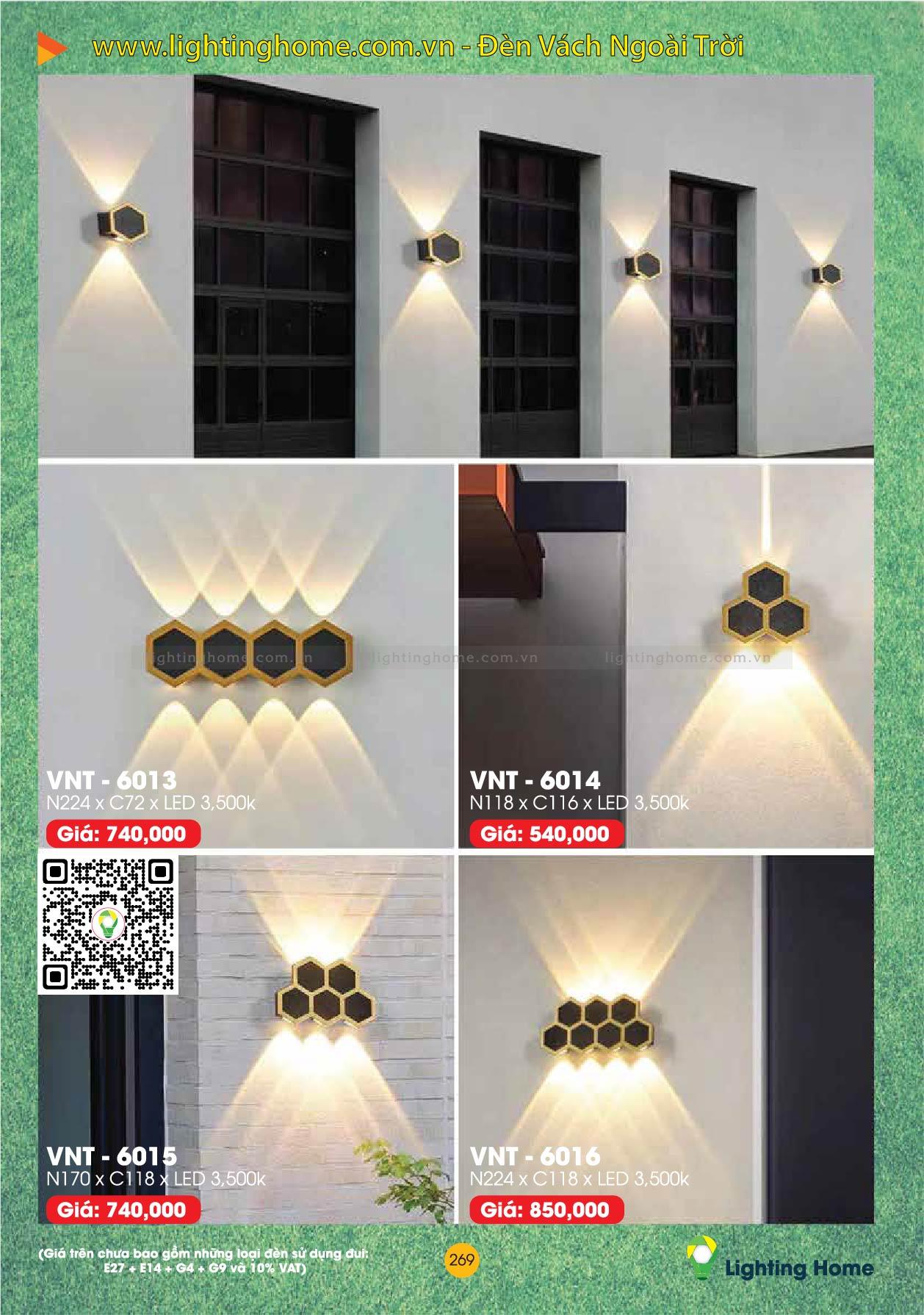 Đèn Vách Ngoài Trời Lighting Home VNT-ACT Den Vach Ngoai Troi Lighting Home ACT VNT 18