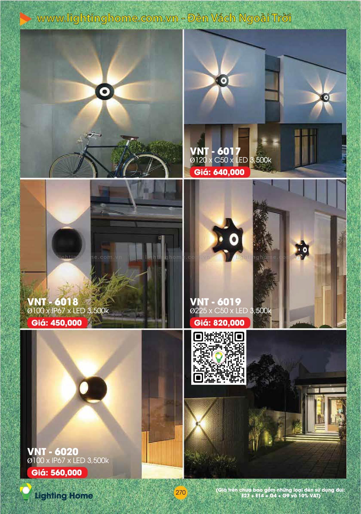 Đèn Vách Ngoài Trời Lighting Home VNT-ACT Den Vach Ngoai Troi Lighting Home ACT VNT 19
