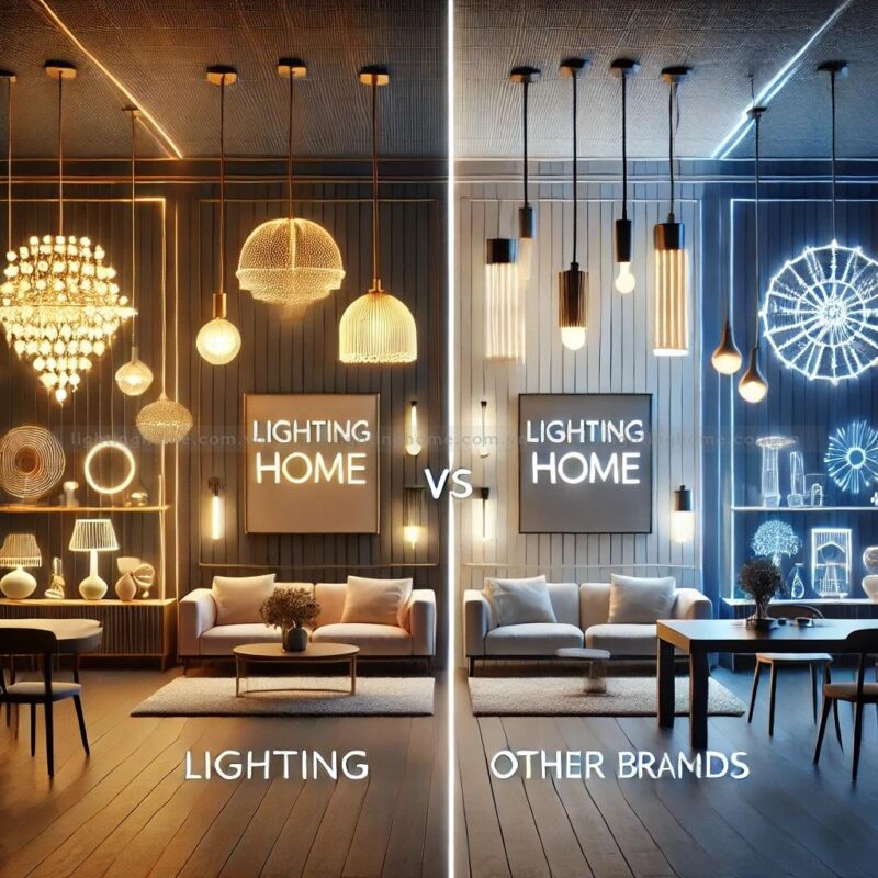 LIGHTING HOME So sanh LightingHome voi cac thuong hieu khac