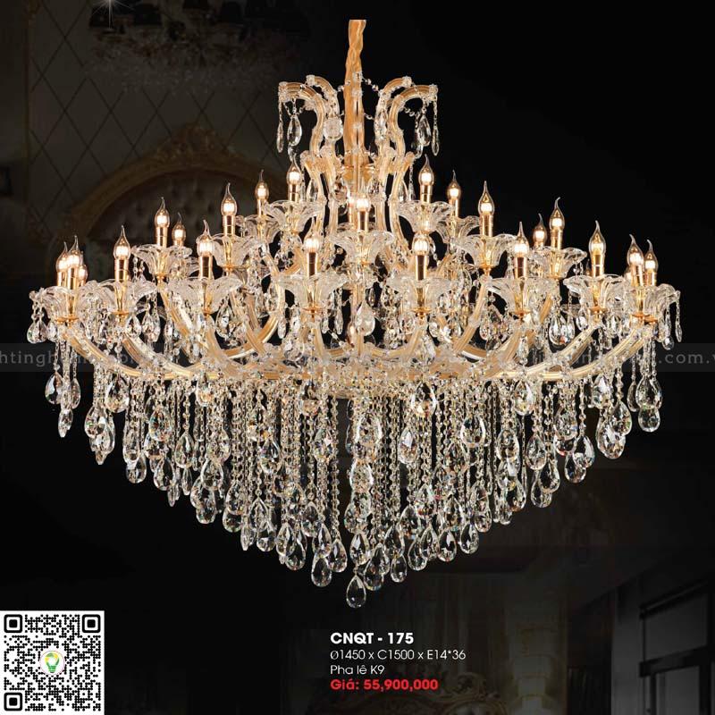 Đèn chùm pha lê Lightinghome CNQT-175 Đèn chùm pha lê Lightinghome CNQT-175