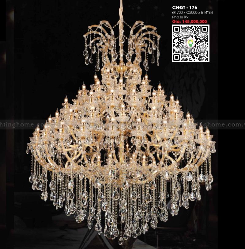 Đèn chùm pha lê Lightinghome CNQT-176 Đèn Chùm Pha Lê LightingHome CNQT-176 - Ảnh 1