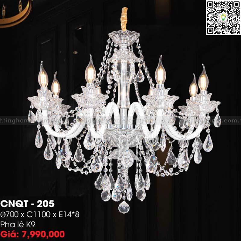 Đèn chùm pha lê Lightinghome CNQT-205 Đèn chùm pha lê Lightinghome CNQT-205