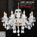 Đèn chùm pha lê Lightinghome CNQT-260-8 Tay