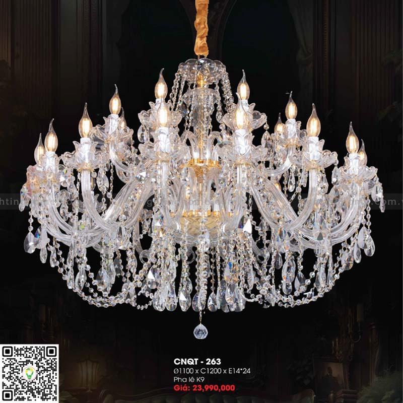 Đèn chùm pha lê Lightinghome CNQT-263 Đèn chùm pha lê Lightinghome CNQT-263