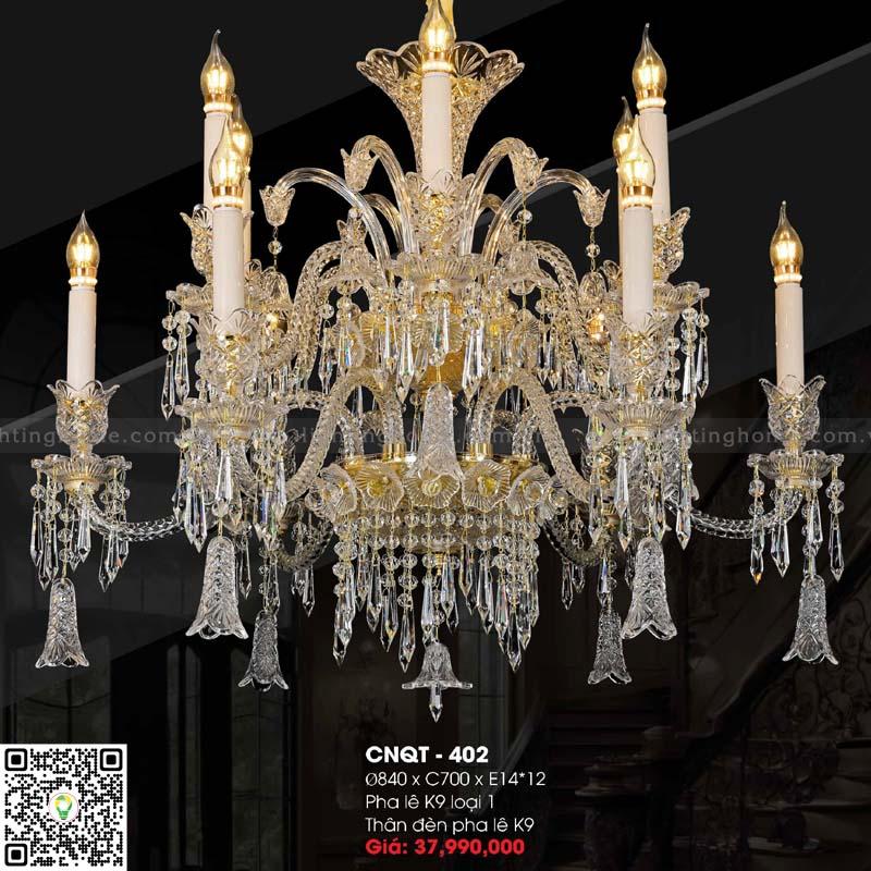 Đèn chùm pha lê Lightinghome CNQT-402 Đèn Chùm Pha Lê LightingHome CNQT-402