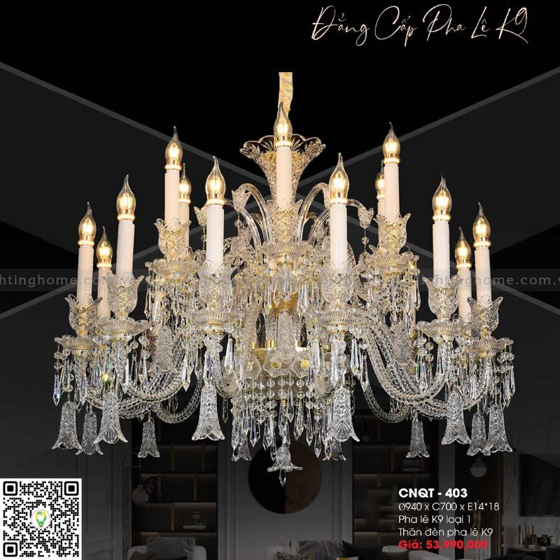 Đèn chùm pha lê Lightinghome CNQT-403 Đèn Chùm Pha Lê LightingHome CNQT-403 - Ảnh 1