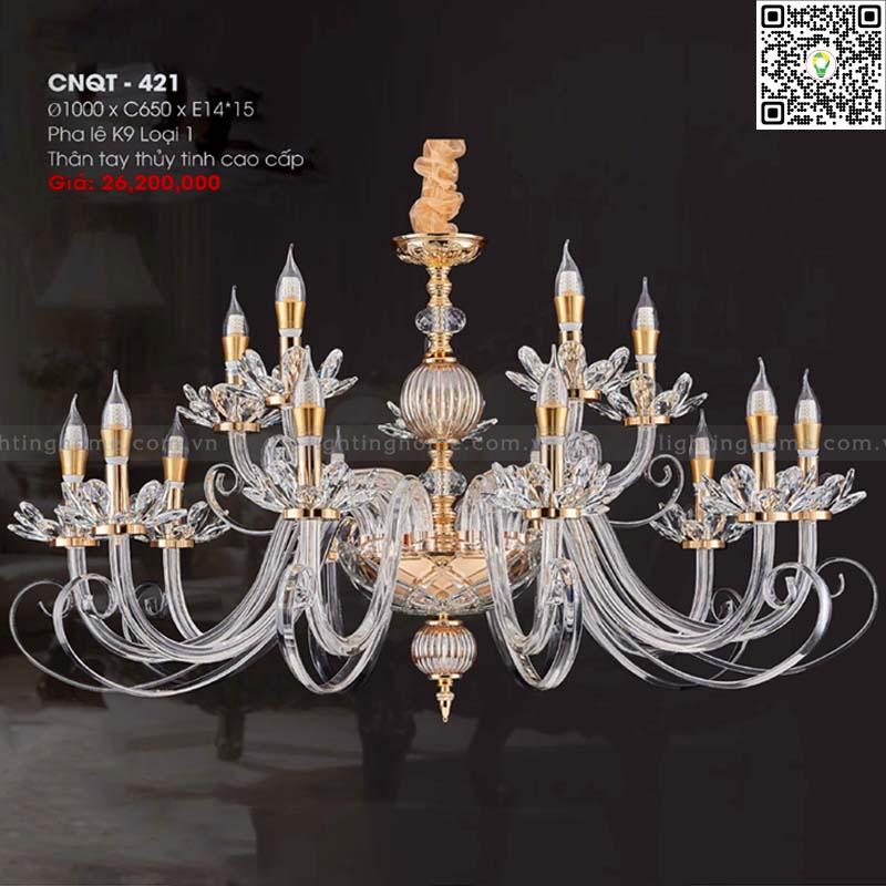 Đèn chùm pha lê Lightinghome CNQT-421 Đèn chùm pha lê Lightinghome CNQT-421