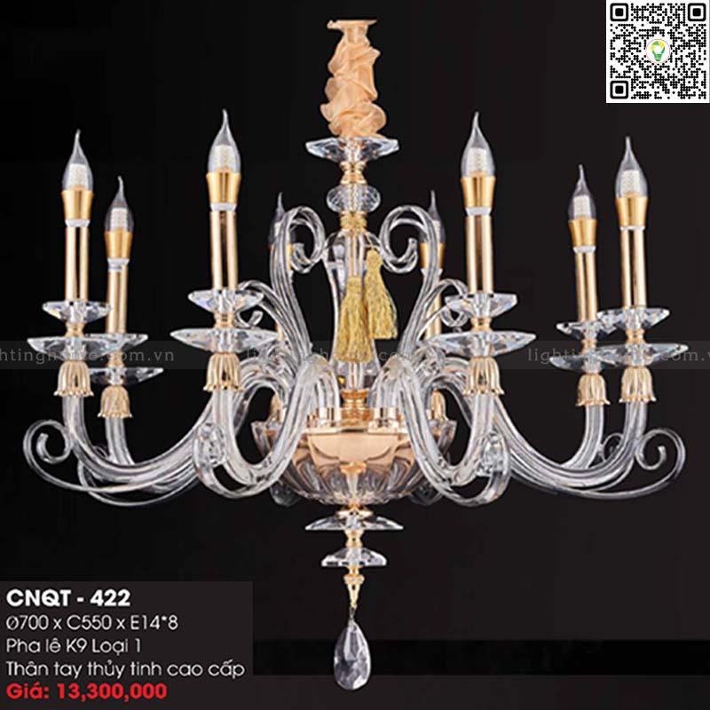Đèn chùm pha lê Lightinghome CNQT-422 Đèn chùm pha lê Lightinghome CNQT-422