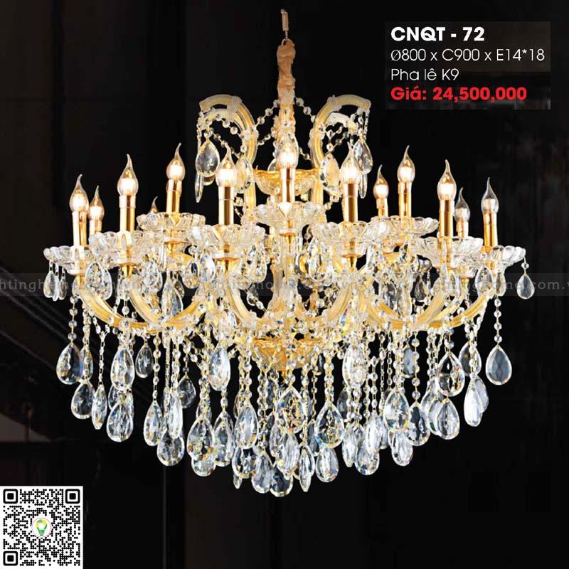 Đèn chùm pha lê Lightinghome CNQT-72 Đèn chùm pha lê Lightinghome CNQT-72
