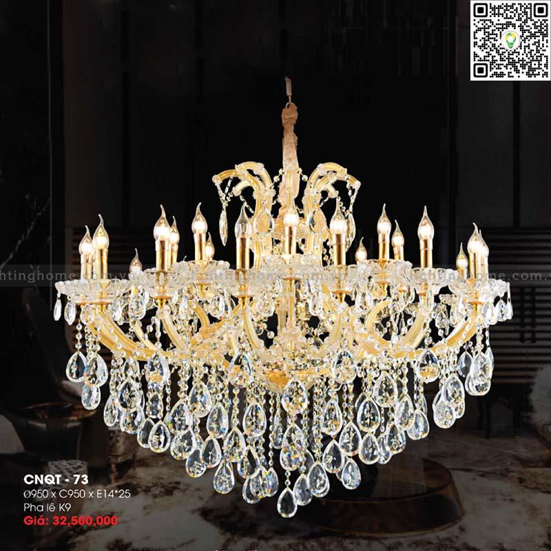 Đèn chùm pha lê Lightinghome CNQT-73 Đèn chùm pha lê Lightinghome CNQT-73