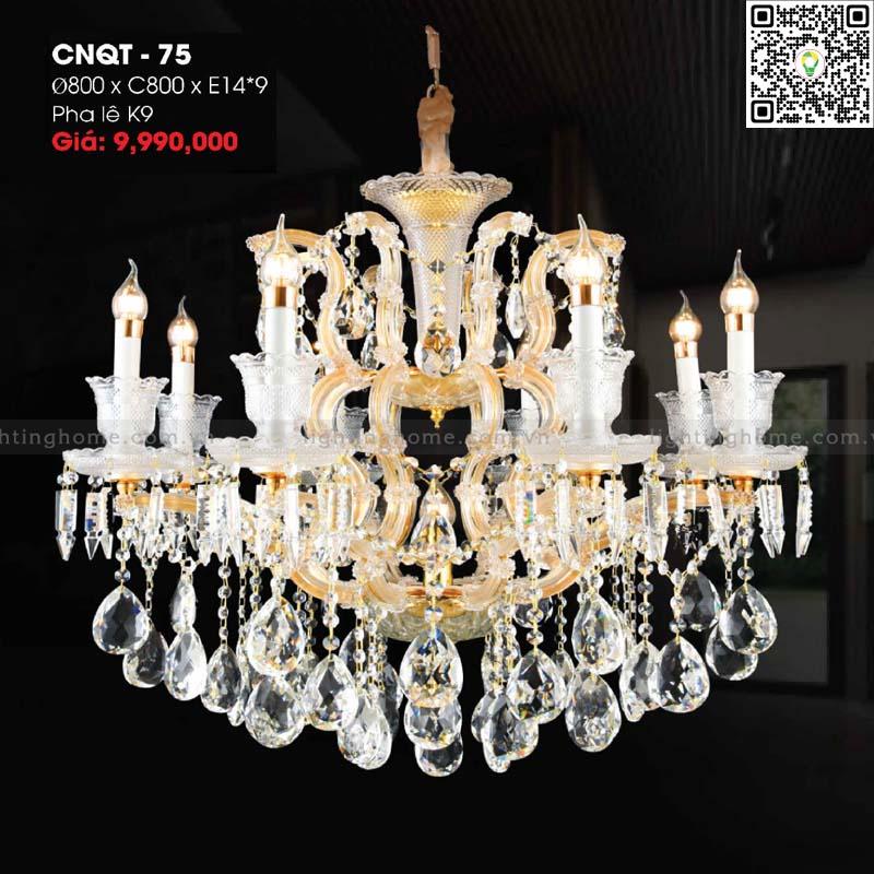 Đèn chùm pha lê Lightinghome CNQT-75 Đèn chùm pha lê Lightinghome CNQT-75